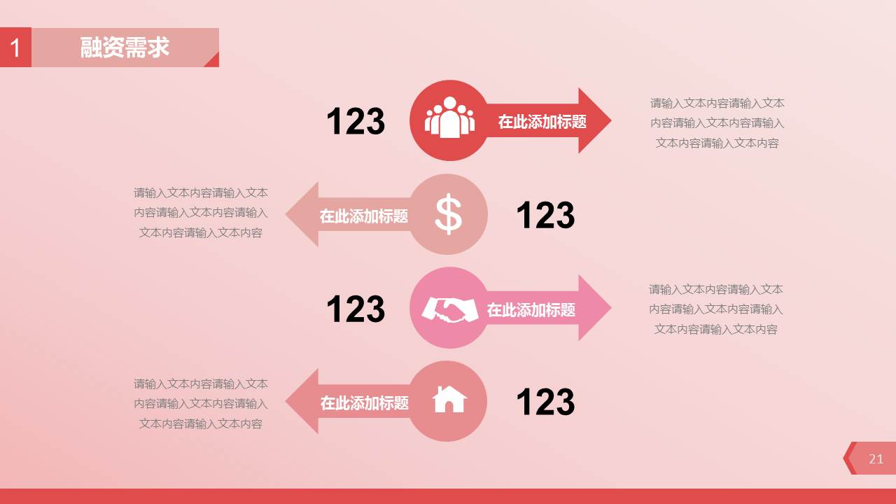 粉色创业商业计划书ppt模板