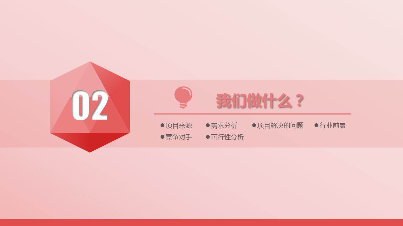 粉色创业商业计划书ppt模板