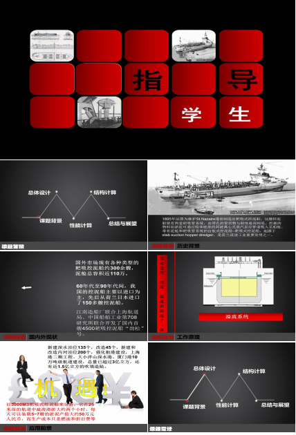 本科毕业答辩PPT作品：船舶设计