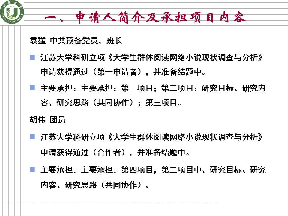 科研项目申请答辩ppt模板