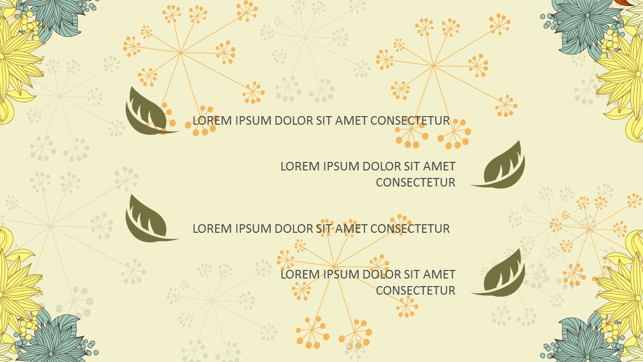 卡通简洁感恩节PPT模板