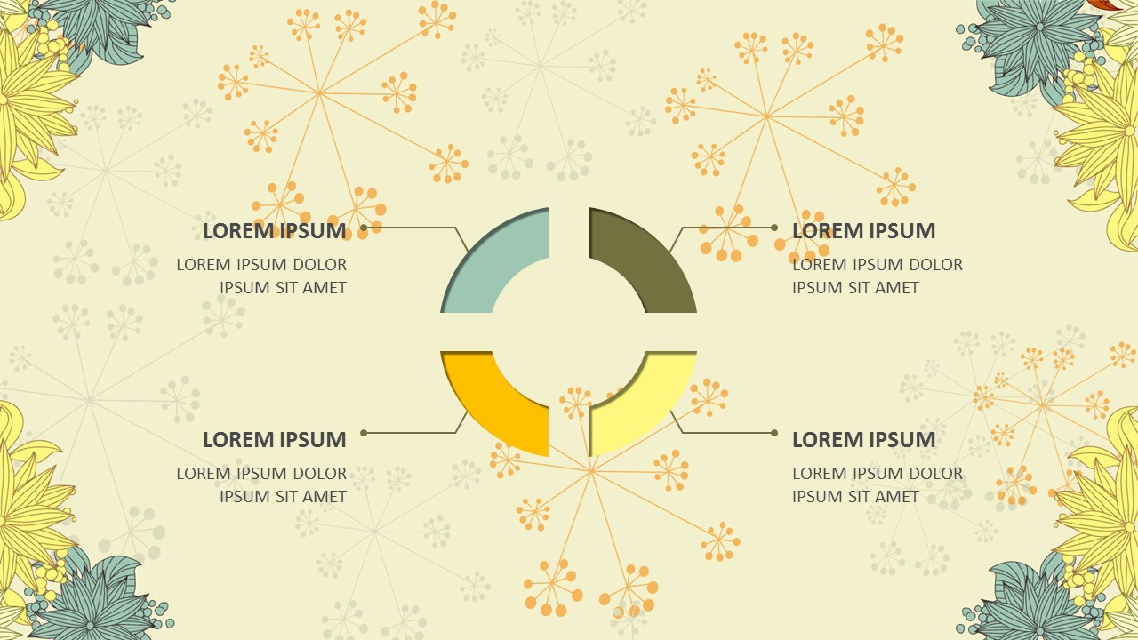 卡通简洁感恩节PPT模板