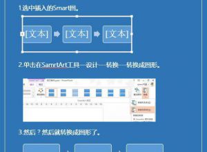 如何将幻灯片SmartArt图转换成图形？