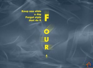 PPT制作字母拖影效果教程