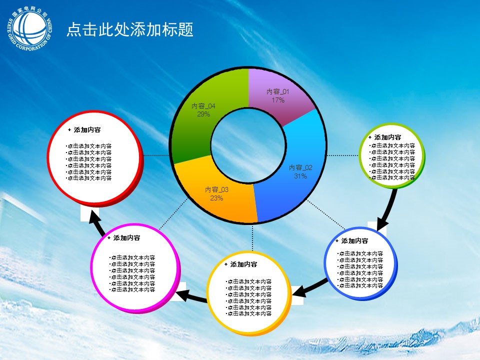 电力电网动车铁路安全经济PPT模板