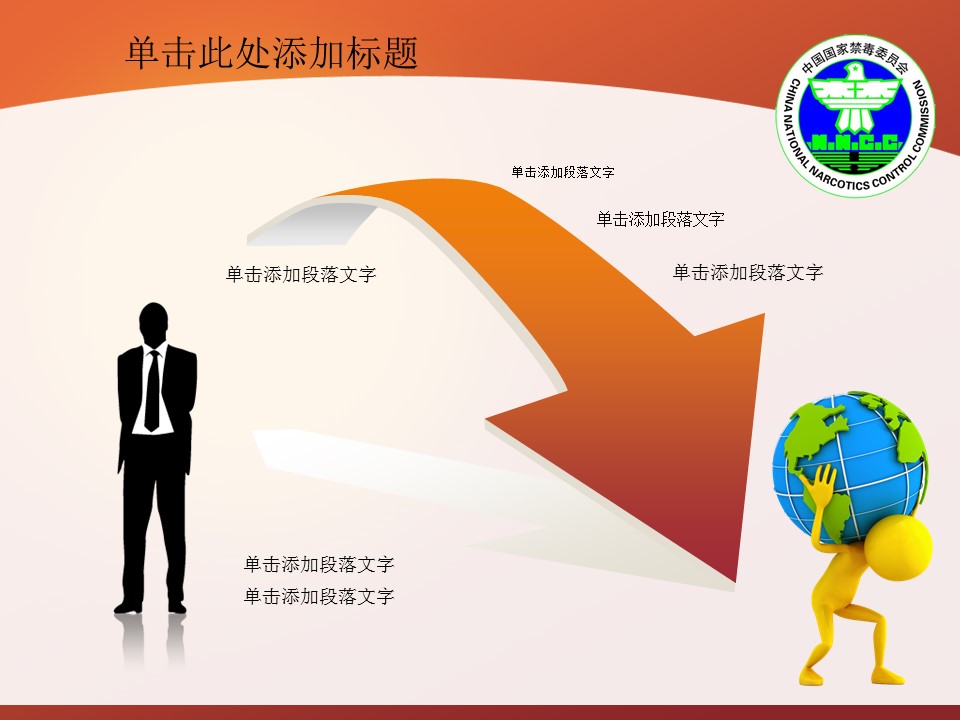 珍惜生命远离毒品禁毒社会稳定治安报告总结PPT模板