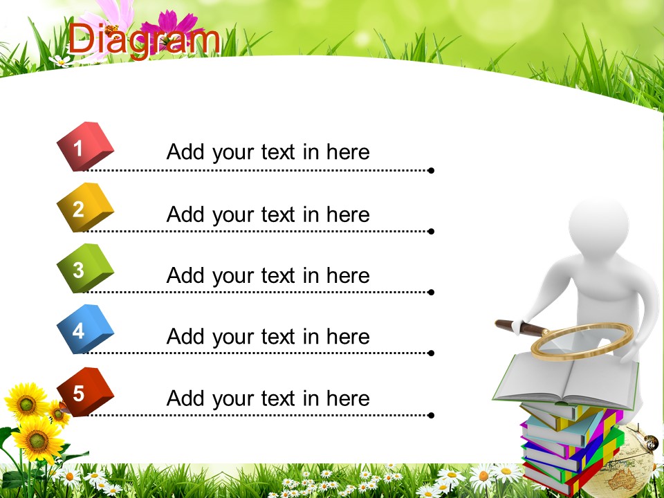 计划生育绿色低碳爱心教育PPT模板