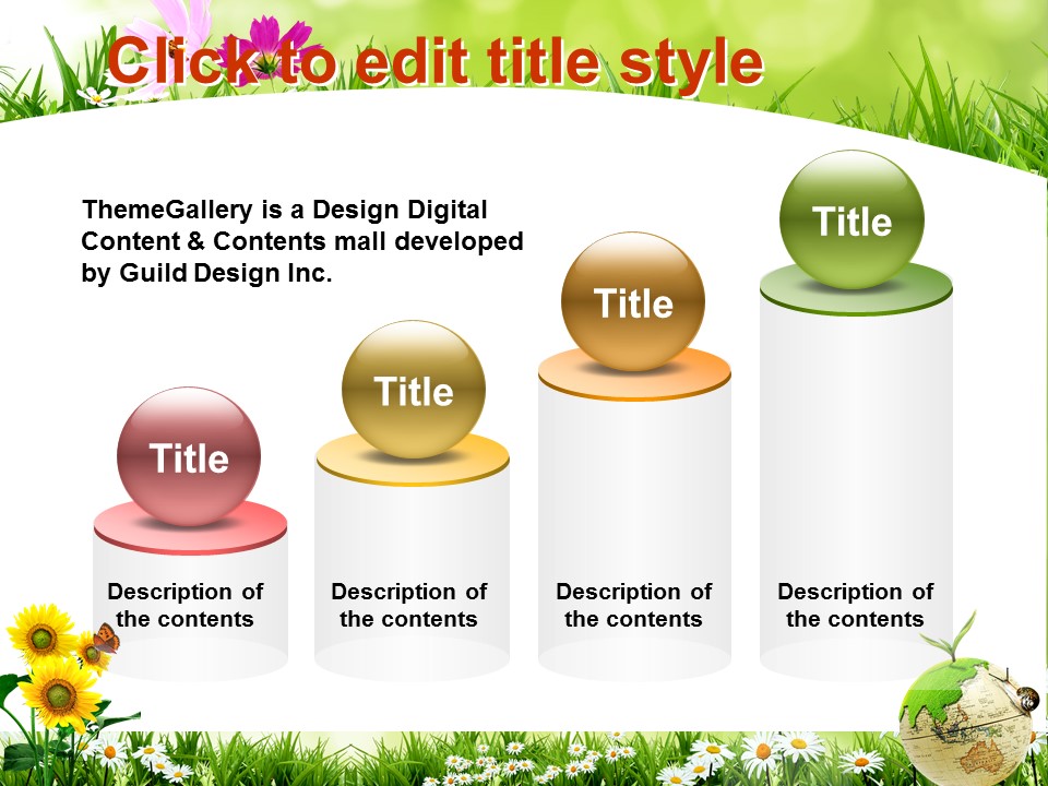 计划生育绿色低碳爱心教育PPT模板