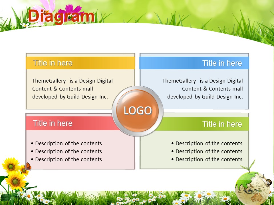 计划生育绿色低碳爱心教育PPT模板