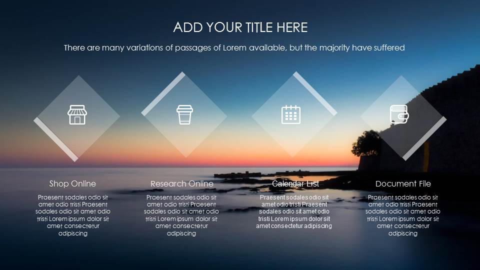 苹果IOS风格动态ppt模板