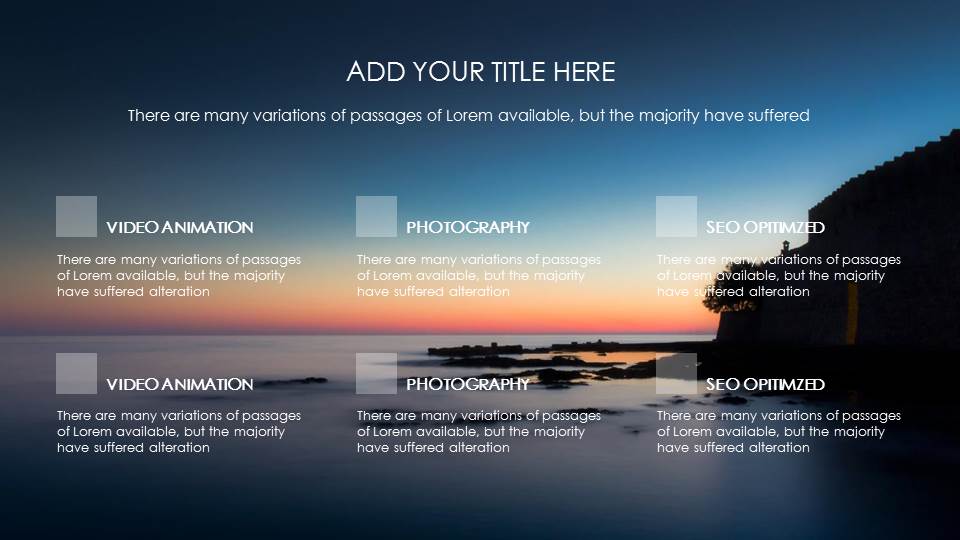 苹果IOS风格动态ppt模板