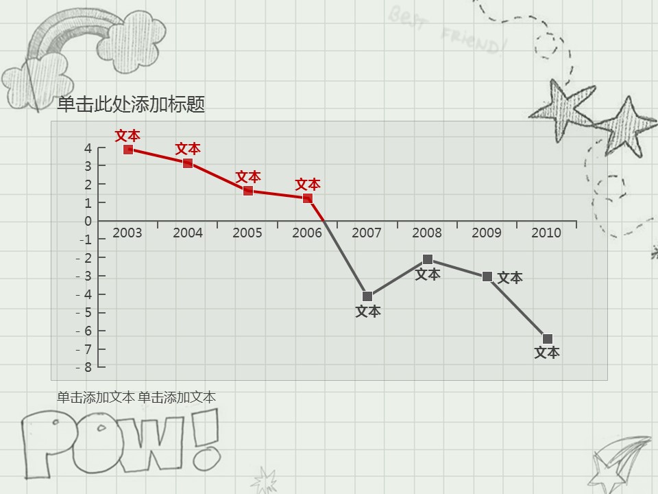 素雅清新扁平化卡通PPT模板