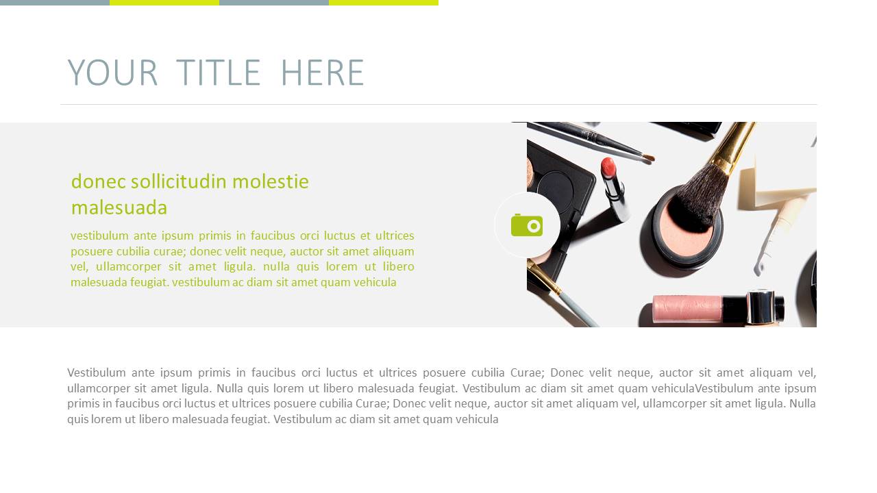 简约小清新文艺PPT模板