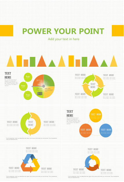 清新简洁简约PPT模板