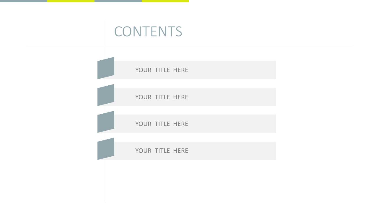 简约小清新文艺PPT模板