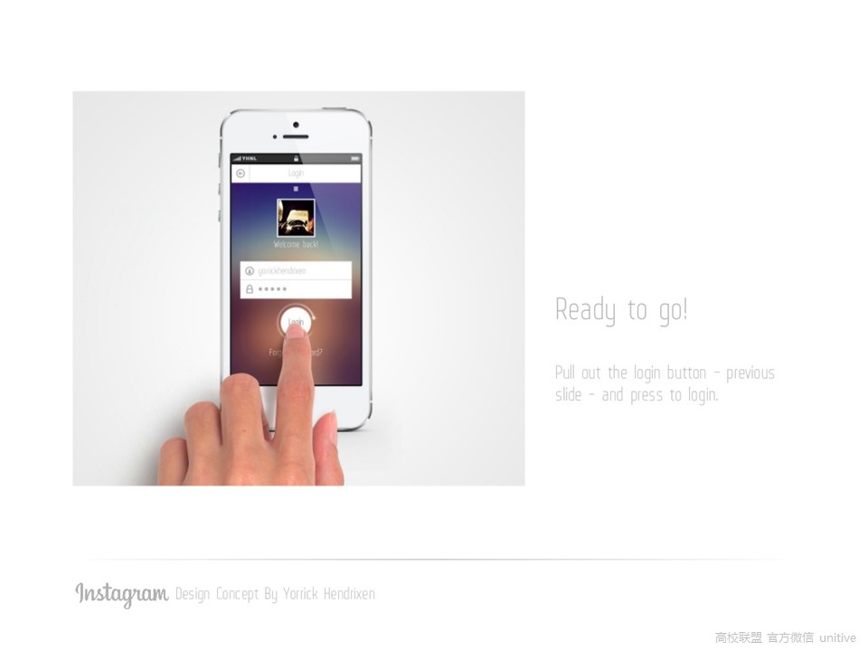 ios风格扁平化精品PPT模板