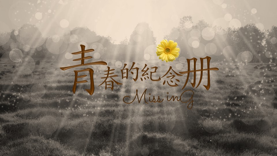 青春纪念册相册现代清新同学聚会PPT模板