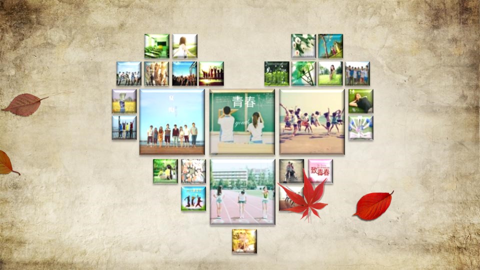 唯美梦幻同学聚会PPT模板