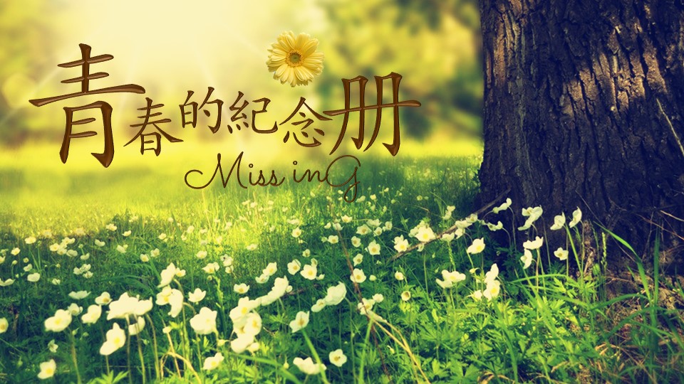 小清新同学聚会PPT模板