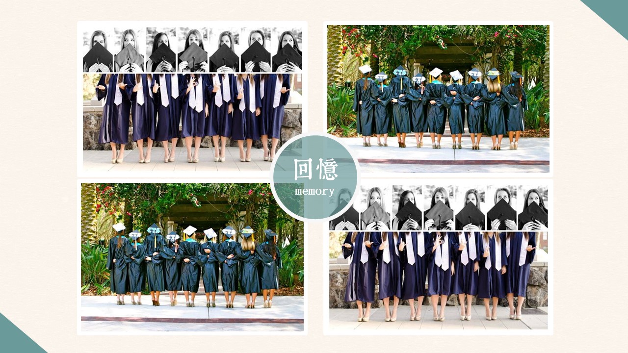 文艺唯美小清新同学聚会PPT模板