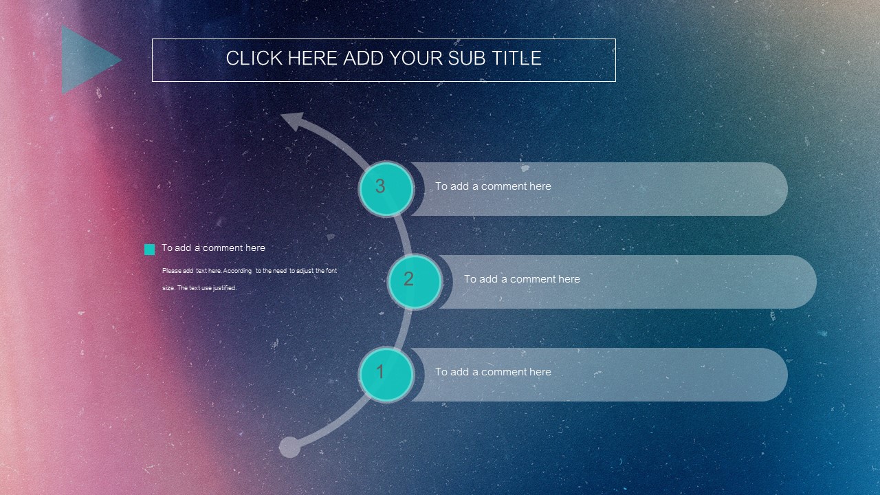 璀璨星空时尚大气PPT模板