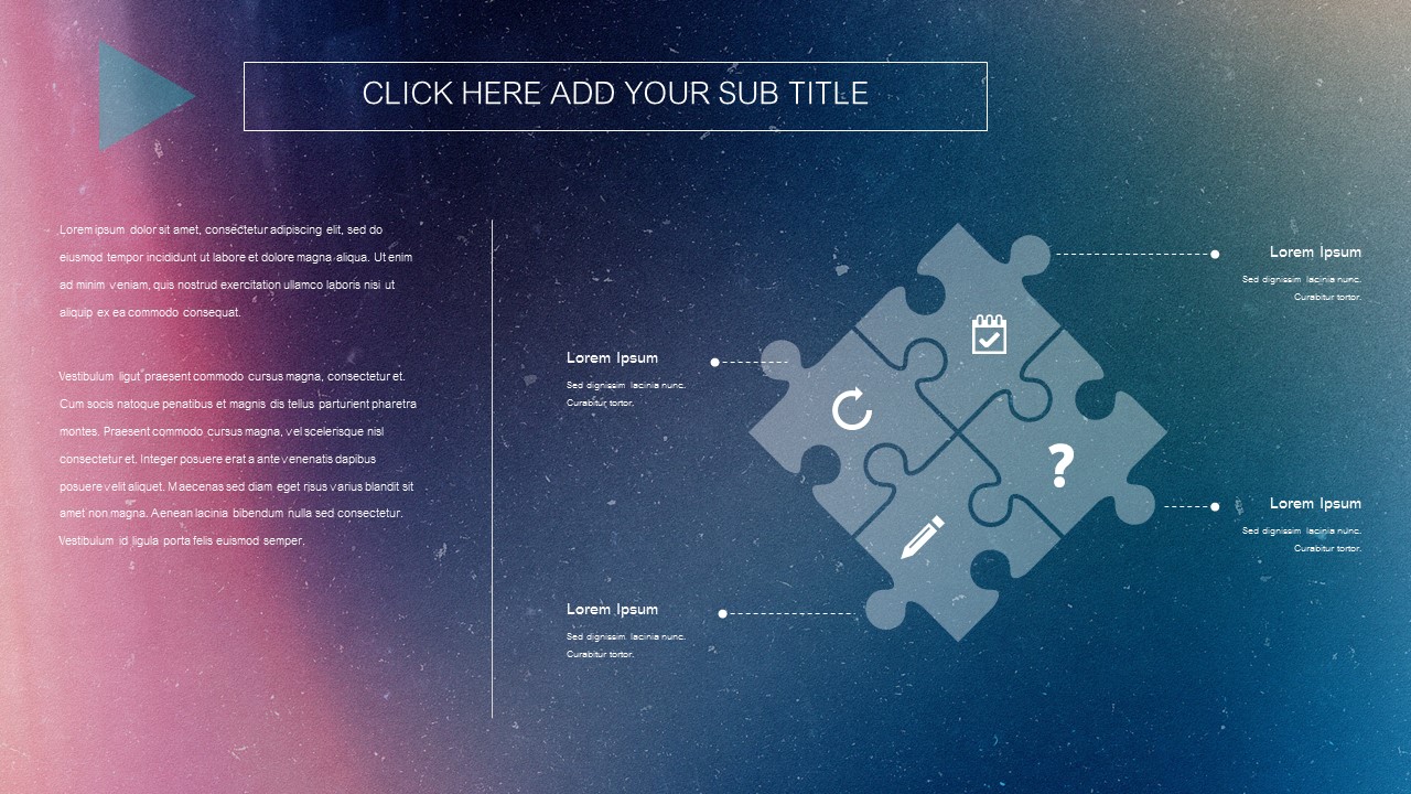 璀璨星空时尚大气PPT模板