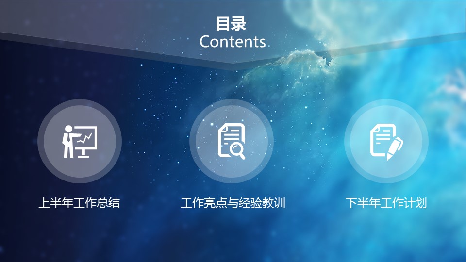 IOS系列商务报告通用模板