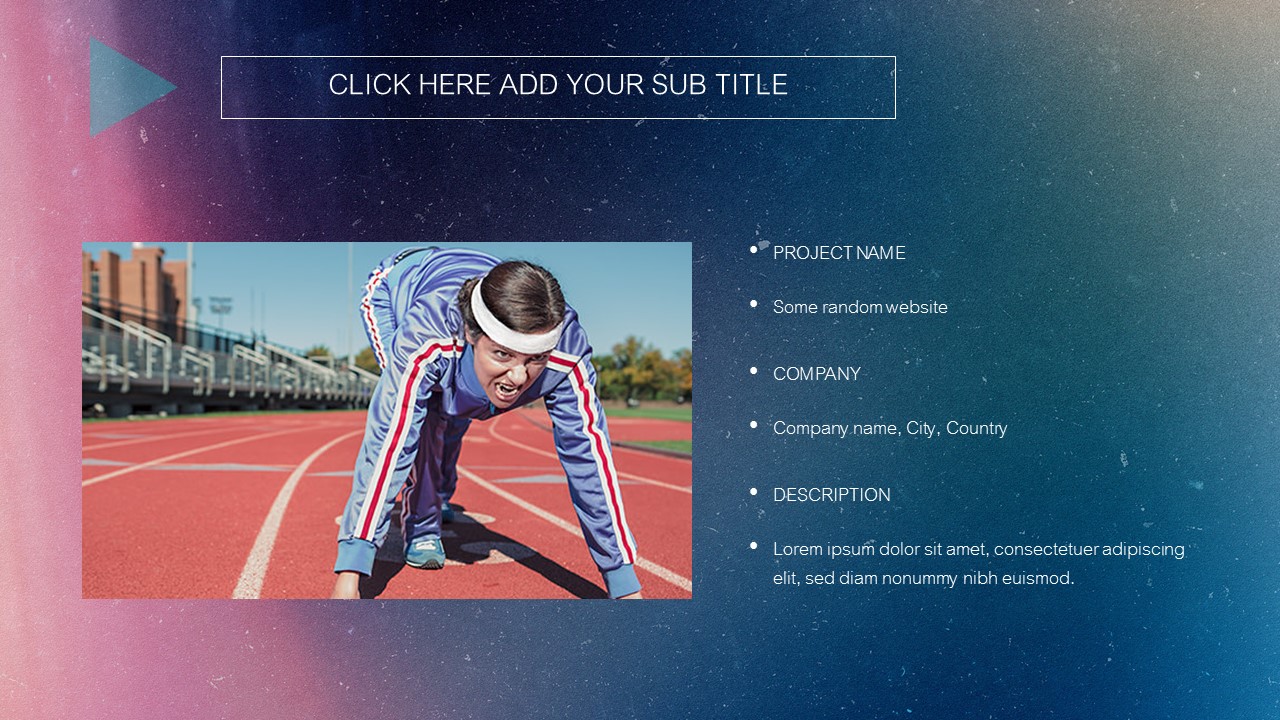 璀璨星空时尚大气PPT模板