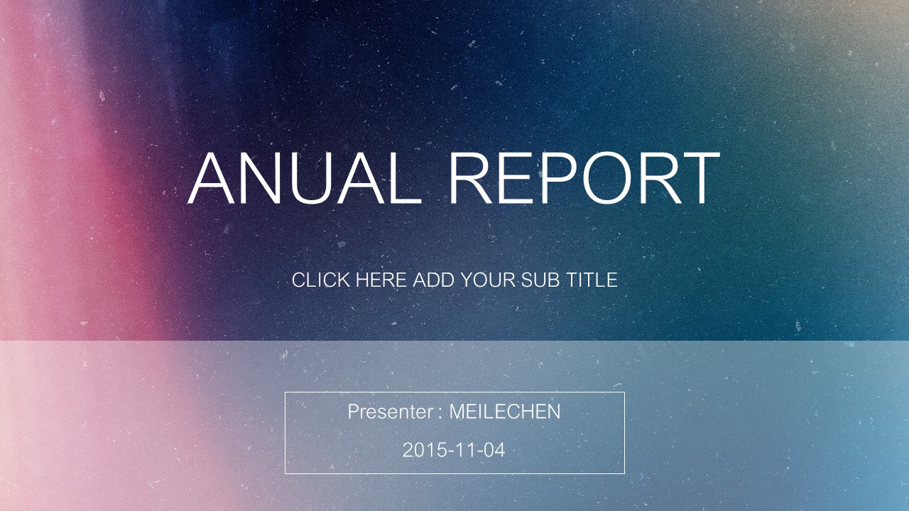 璀璨星空时尚大气PPT模板