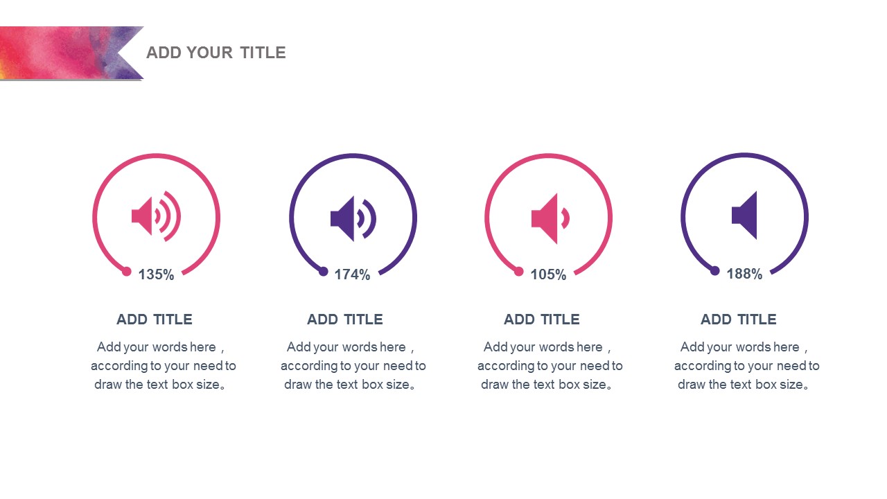 创意好看的水彩底蕴工作总结PPT模板