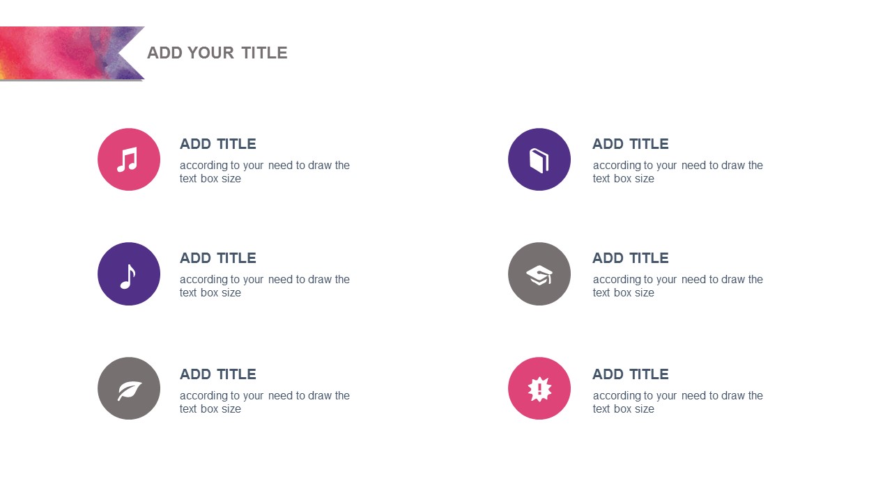 创意好看的水彩底蕴工作总结PPT模板