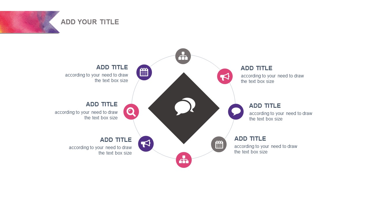 创意好看的水彩底蕴工作总结PPT模板