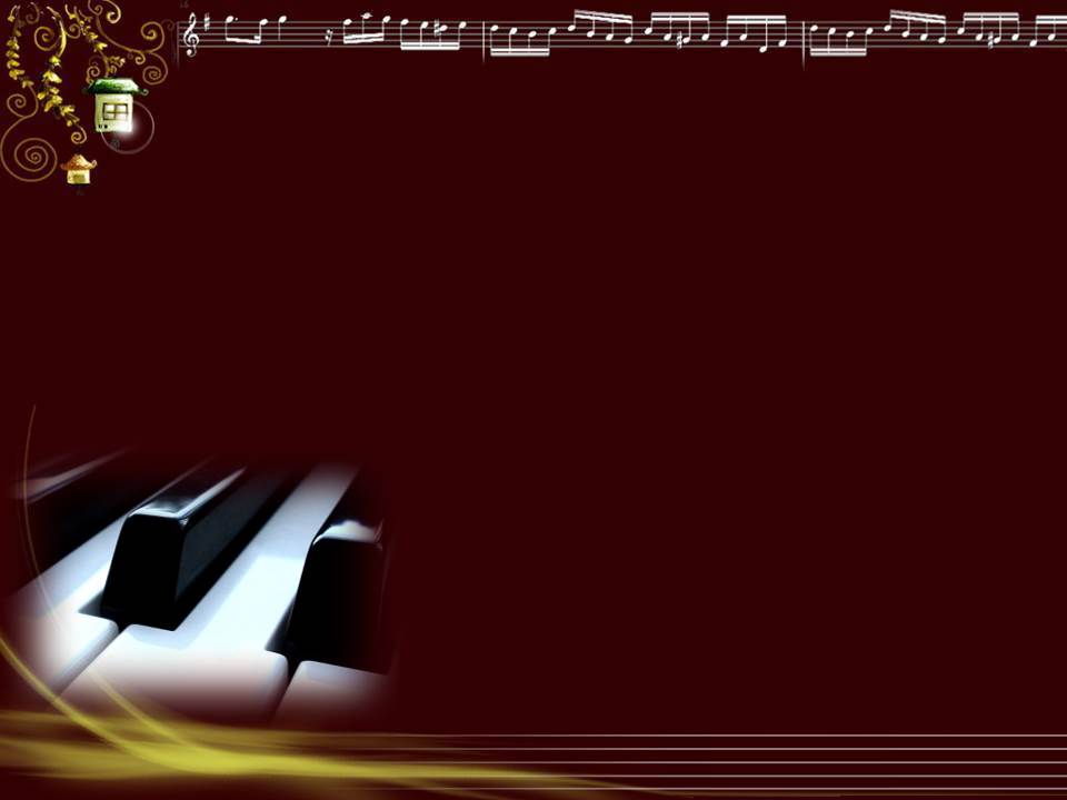 钢琴背景音乐PPT模板