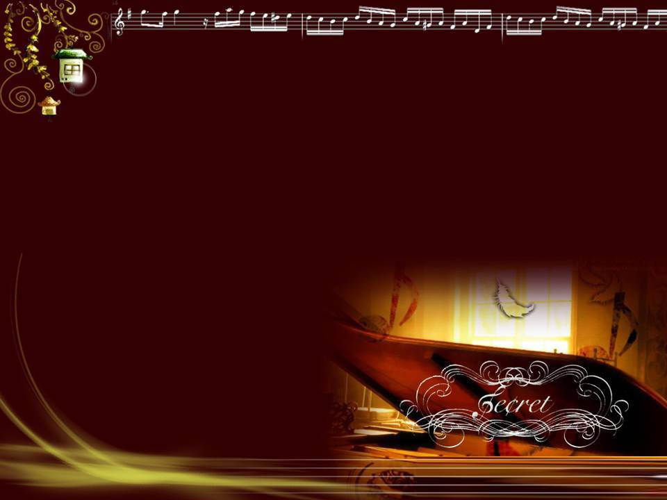 钢琴背景音乐PPT模板