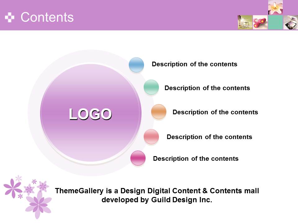 美容PPT模板下载