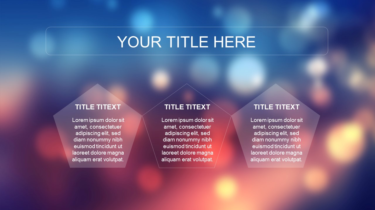 ios风格渐变色星光背景PPT模板