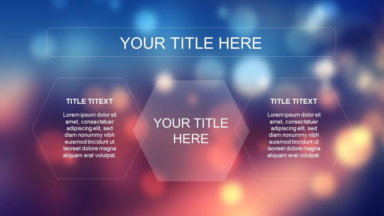 ios风格渐变色星光背景PPT模板