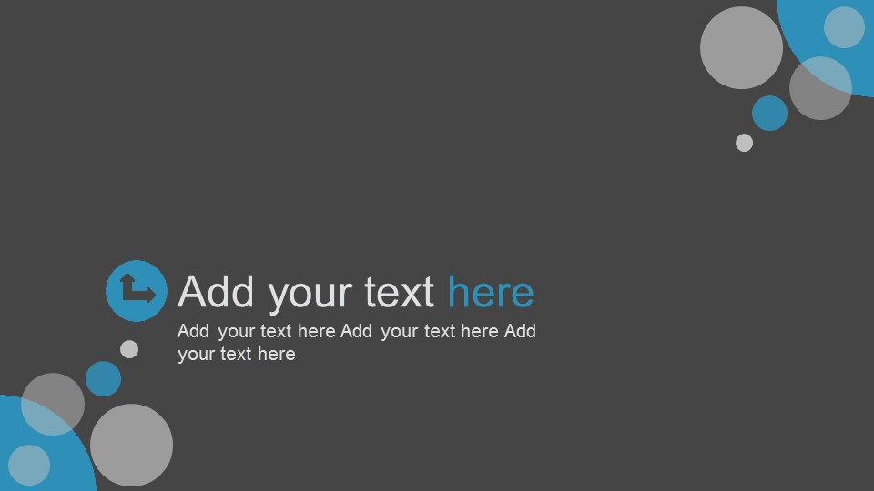 黑色稳重圆点毕业答辩PPT模板