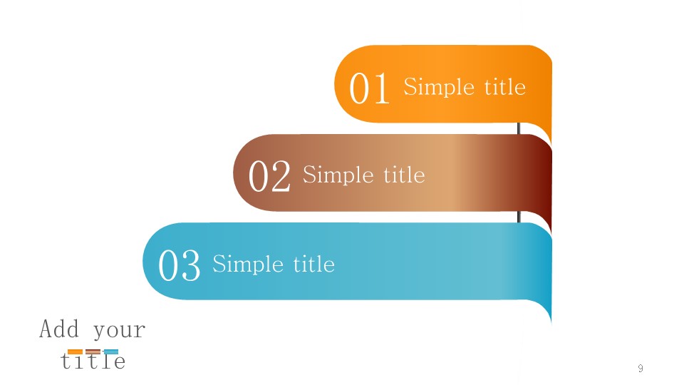 简单创意月度总结PPT模板