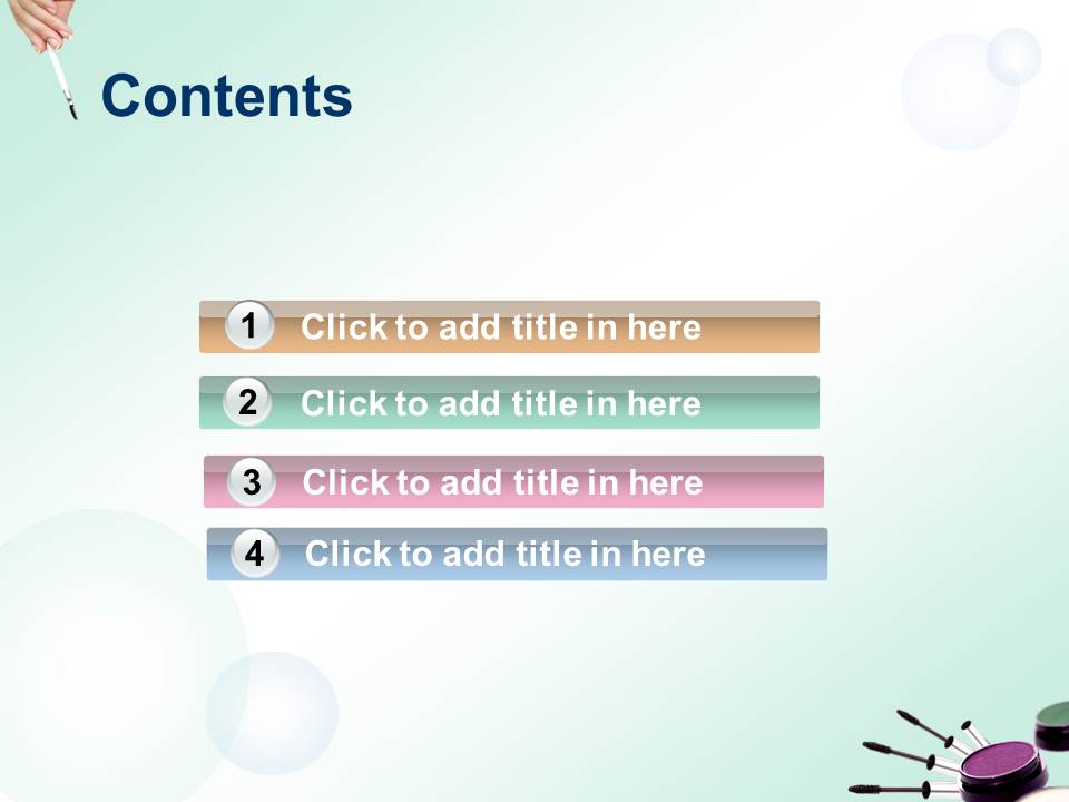 美容化妆品PPT模板