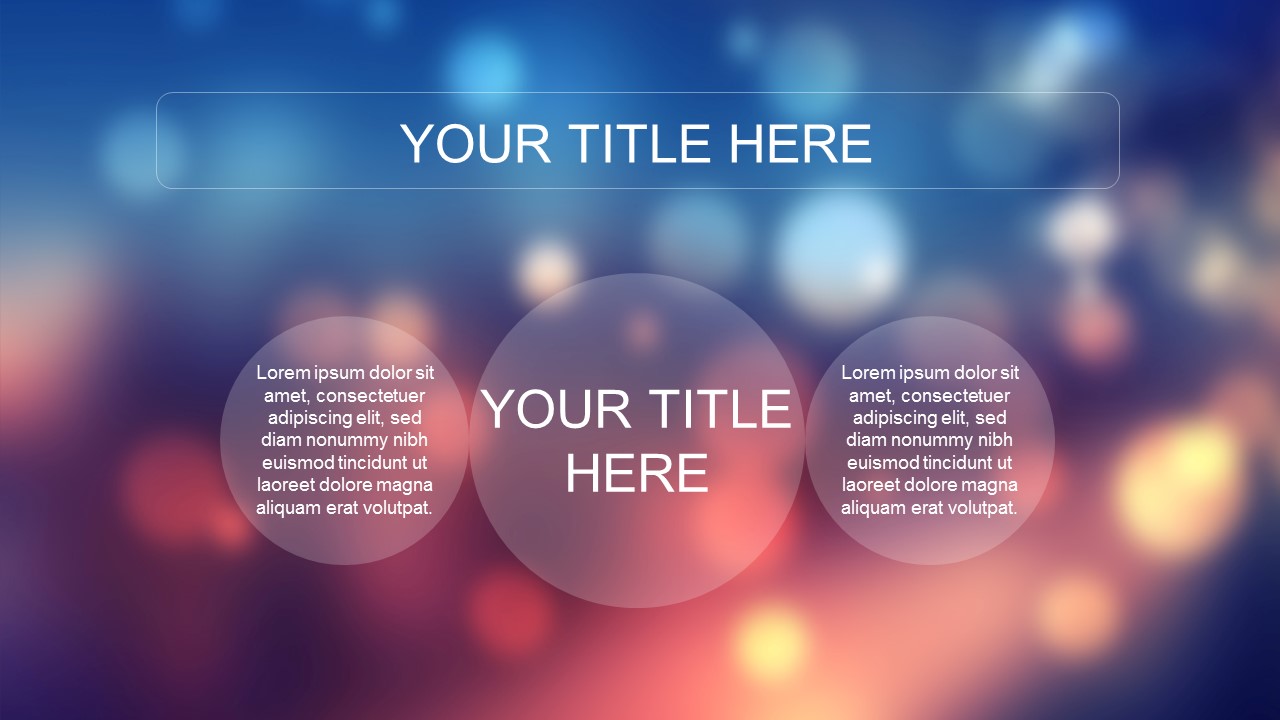 ios风格渐变色星光背景PPT模板