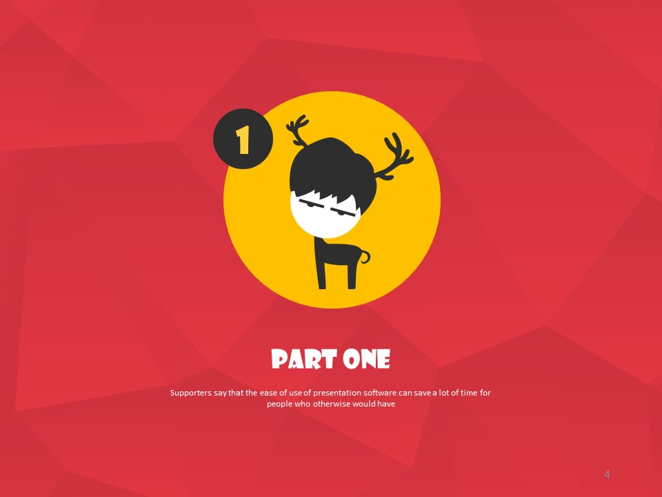 卡通创意圣诞节PPT模板