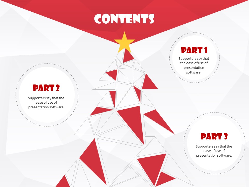 卡通创意圣诞节PPT模板