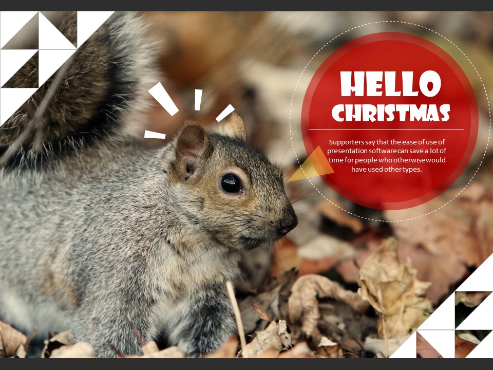 卡通创意圣诞节PPT模板