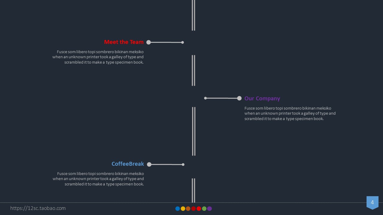 俯瞰城市大气时尚商务PPT模板
