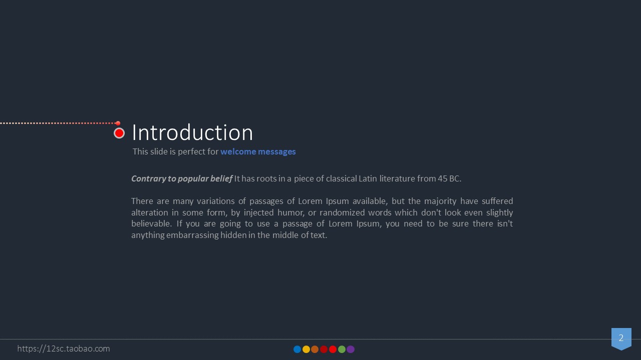 俯瞰城市大气时尚商务PPT模板