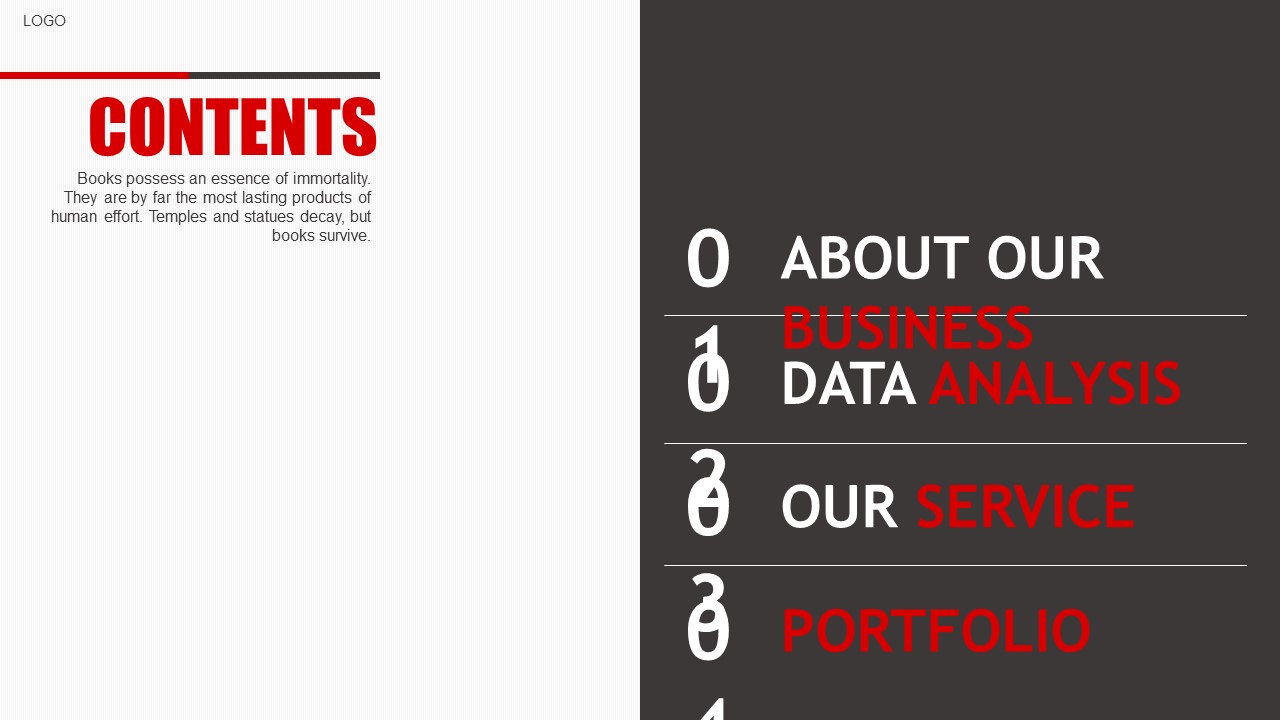 简洁干净排版商务PPT模板