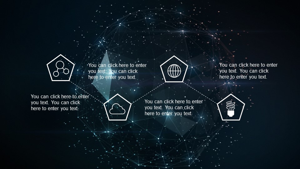 宇宙星空科技感通用PPT模板