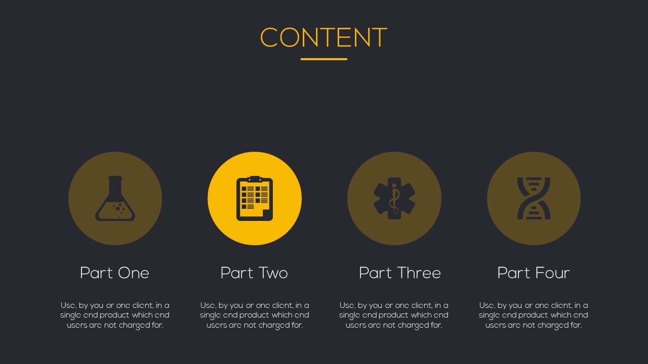 黑色黄色拼接稳重简约企业PPT模板