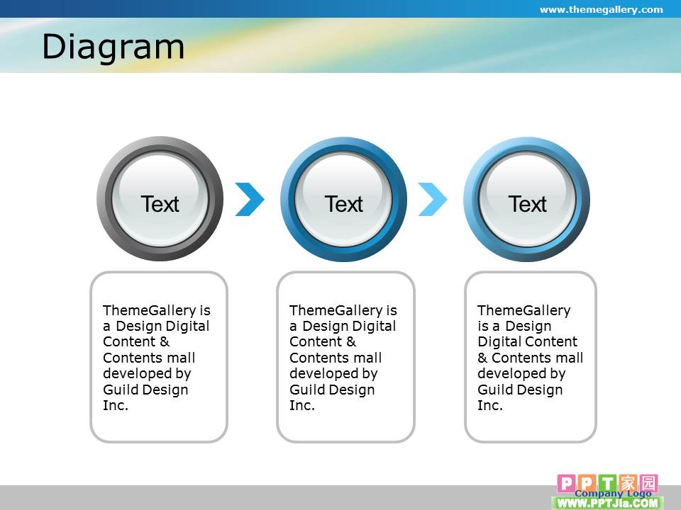 通用朴素蓝色图表免费下载